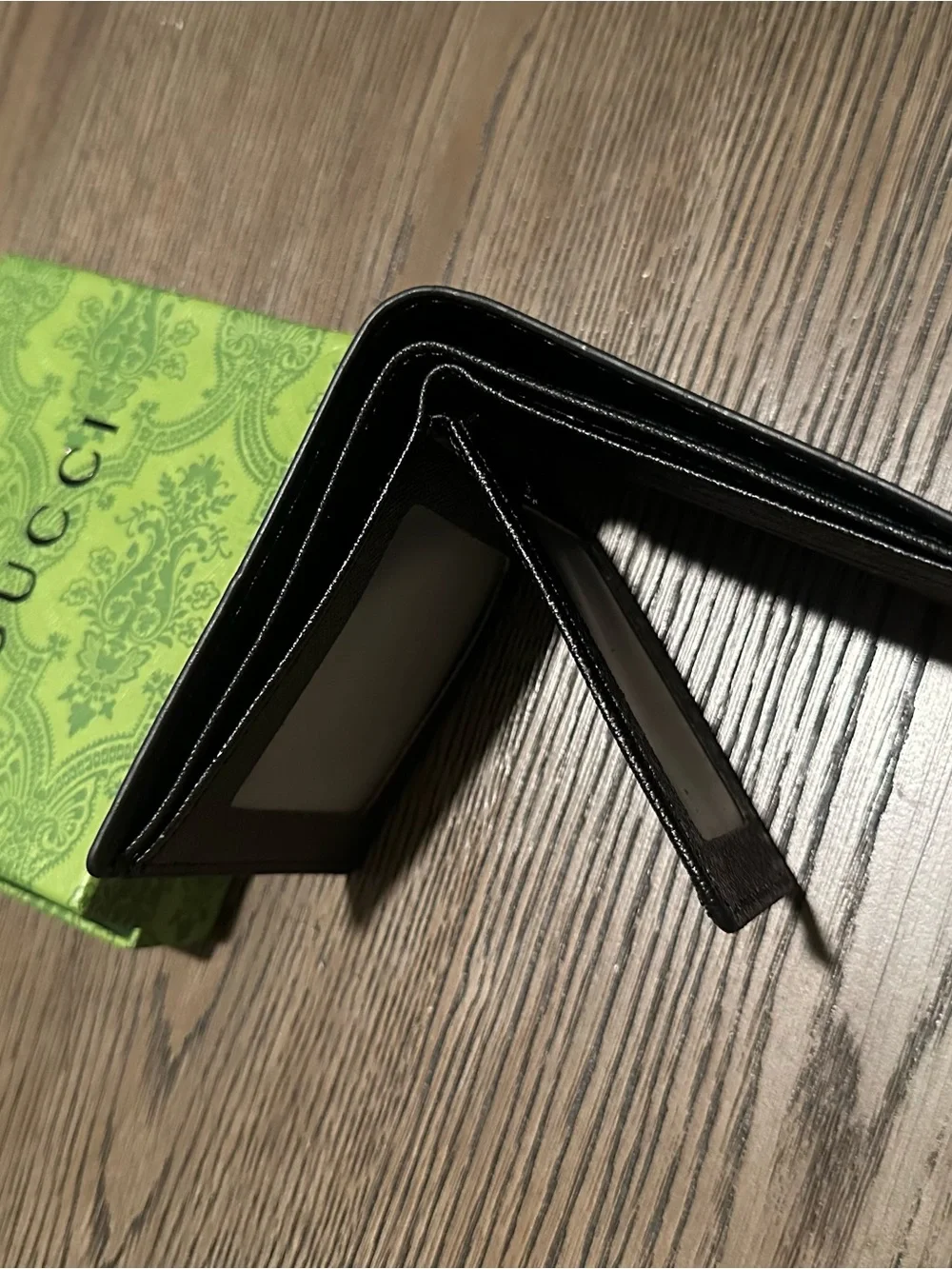 Gucci Brown Wallet with Bold Tiger Motif